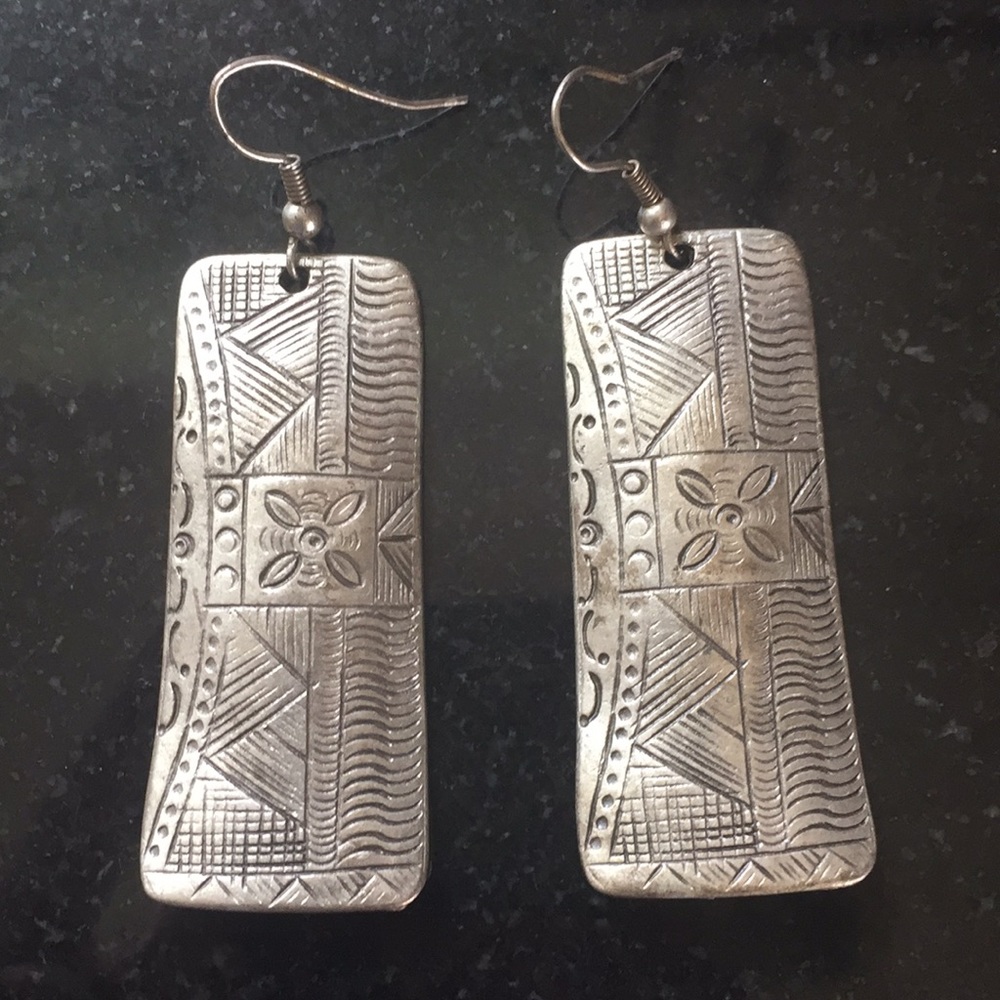 Silver Tone Earrings